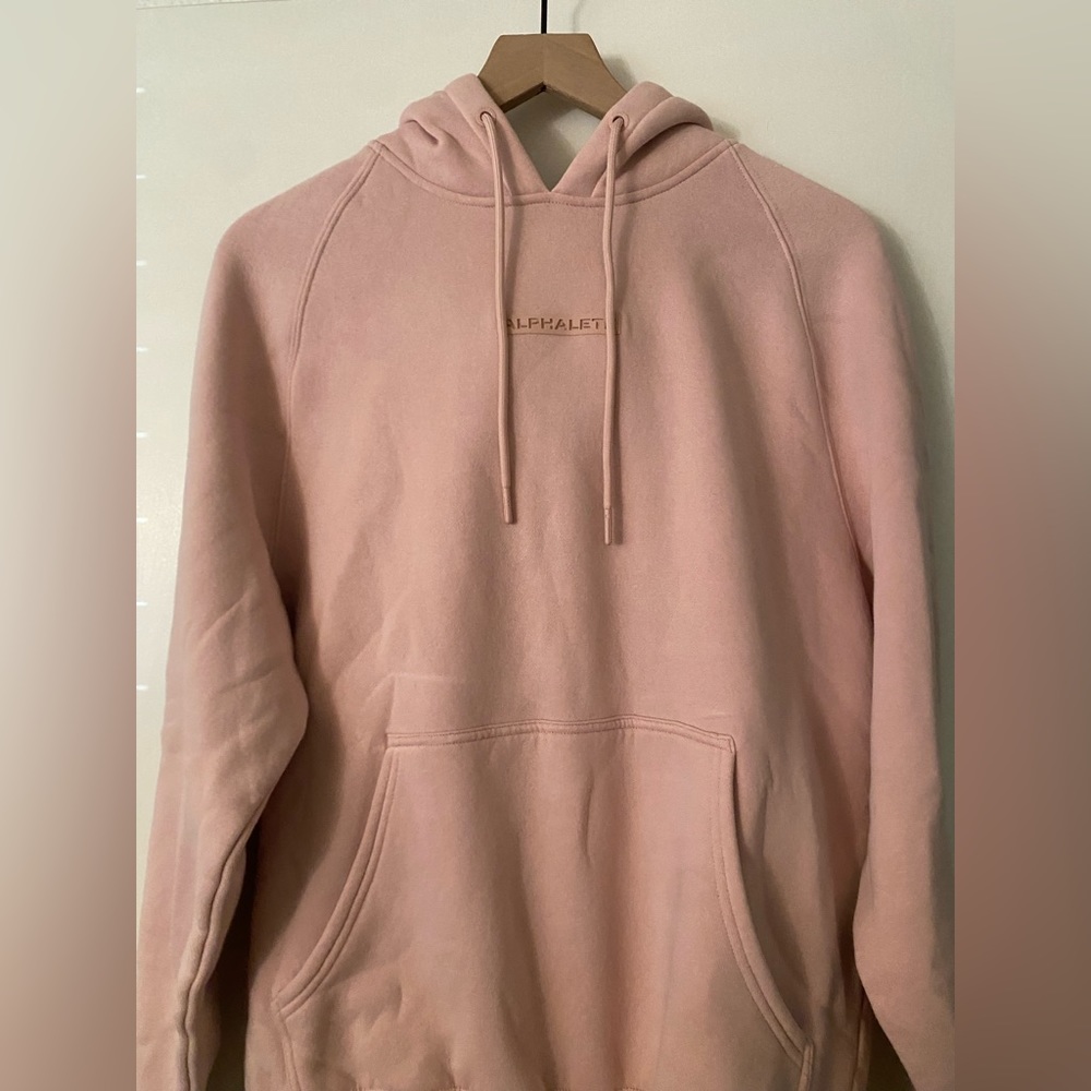 Pink alphalete Hoodie Medium